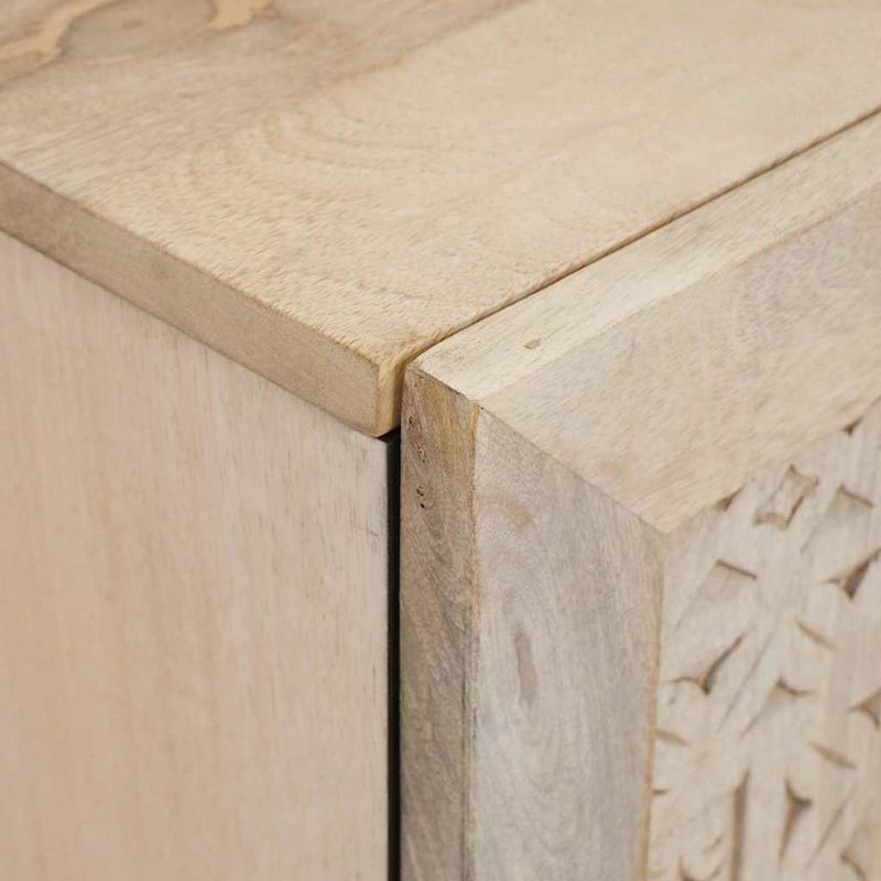 Casa si Gradina - Mobilier - Mobilier baie - Comode baie - Dulap de Baie cu usa Alb 38 x 33.5 x 160 cm Lemn solid de mango - Infinity.ro