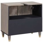 Casa si Gradina - Mobilier - Mobilier baie - Comode baie - Comoda pentru chiuveta de baie cu depozitare Gri 62 x 33 x 58 cm - Infinity.ro