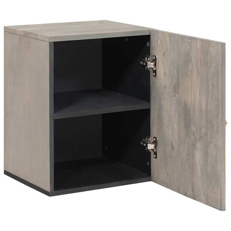 Casa si Gradina - Mobilier - Mobilier baie - Corpuri baie - Dulap de perete pentru baie cu depozitare Gri 38 x 33 x 48 cm - Infinity.ro