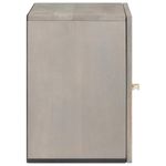 Casa si Gradina - Mobilier - Mobilier baie - Corpuri baie - Dulap de perete pentru baie cu depozitare Gri 38 x 33 x 48 cm - Infinity.ro