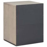 Casa si Gradina - Mobilier - Mobilier baie - Corpuri baie - Dulap de perete pentru baie cu depozitare Gri 38 x 33 x 48 cm - Infinity.ro