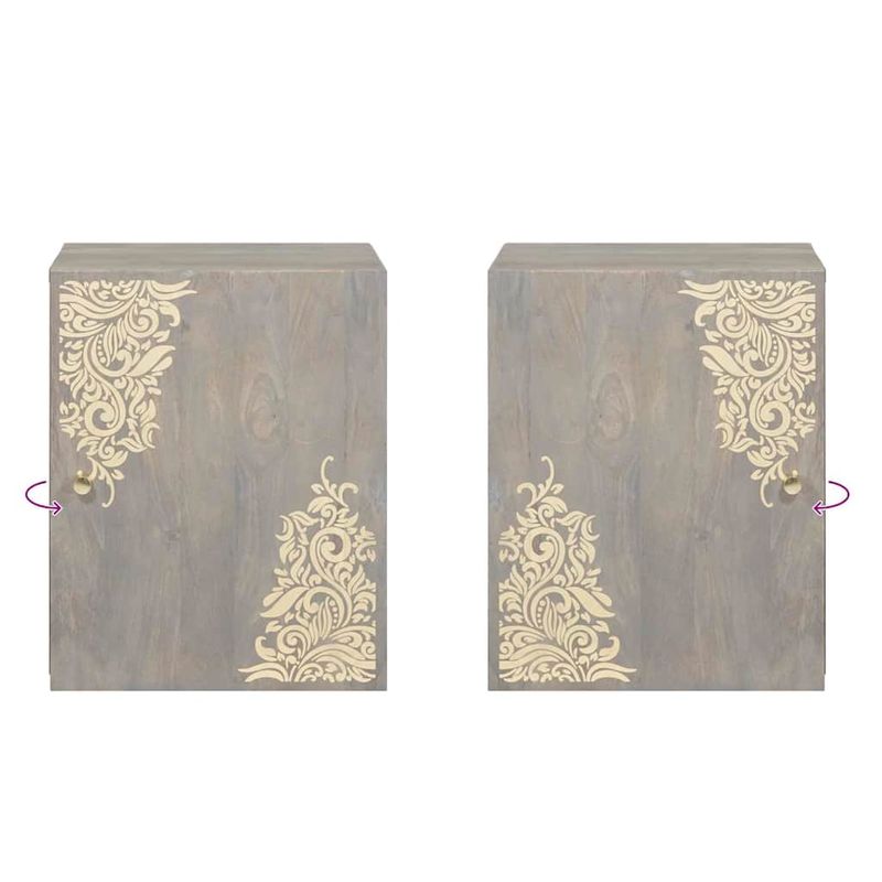 Casa si Gradina - Mobilier - Mobilier baie - Corpuri baie - Dulap de perete pentru baie cu depozitare Gri 38 x 33 x 48 cm - Infinity.ro