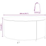 Casa si Gradina - Textile si covoare - Huse pentru mobilier - Husa pentru mobilier de exterior 200 x 200 x 71 cm - Infinity.ro