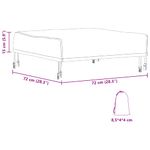 Casa si Gradina - Textile si covoare - Huse pentru mobilier - Husa pentru mobilier de exterior 72 x 72 x 15 cm - Infinity.ro