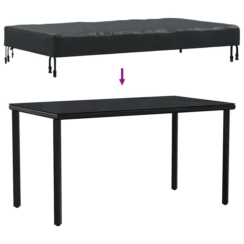 Casa si Gradina - Textile si covoare - Huse pentru mobilier - Husa pentru mobilier de exterior 152 x 92 x 15 cm - Infinity.ro