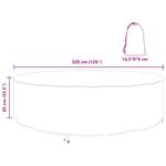 Casa si Gradina - Textile si covoare - Huse pentru mobilier - Husa pentru mobilier de exterior 320 x 320 x 85 cm - Infinity.ro