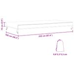 Casa si Gradina - Textile si covoare - Huse pentru mobilier - Husa pentru mobilier de exterior 222 x 102 x 15 cm - Infinity.ro