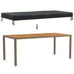 Casa si Gradina - Textile si covoare - Huse pentru mobilier - Husa pentru mobilier de exterior 202 x 102 x 15 cm - Infinity.ro