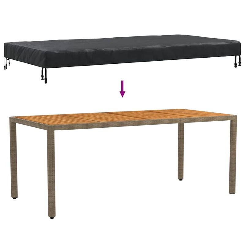 Casa si Gradina - Textile si covoare - Huse pentru mobilier - Husa pentru mobilier de exterior 202 x 102 x 15 cm - Infinity.ro