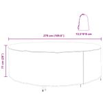 Casa si Gradina - Textile si covoare - Huse pentru mobilier - Husa pentru mobilier de exterior 279 x 279 x 71 cm - Infinity.ro