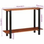 Casa si Gradina - Mobilier - Comode si corpuri - Console - Masa de consola Maro 110 x 30 x 75 cm lemn masiv de acacia - Infinity.ro