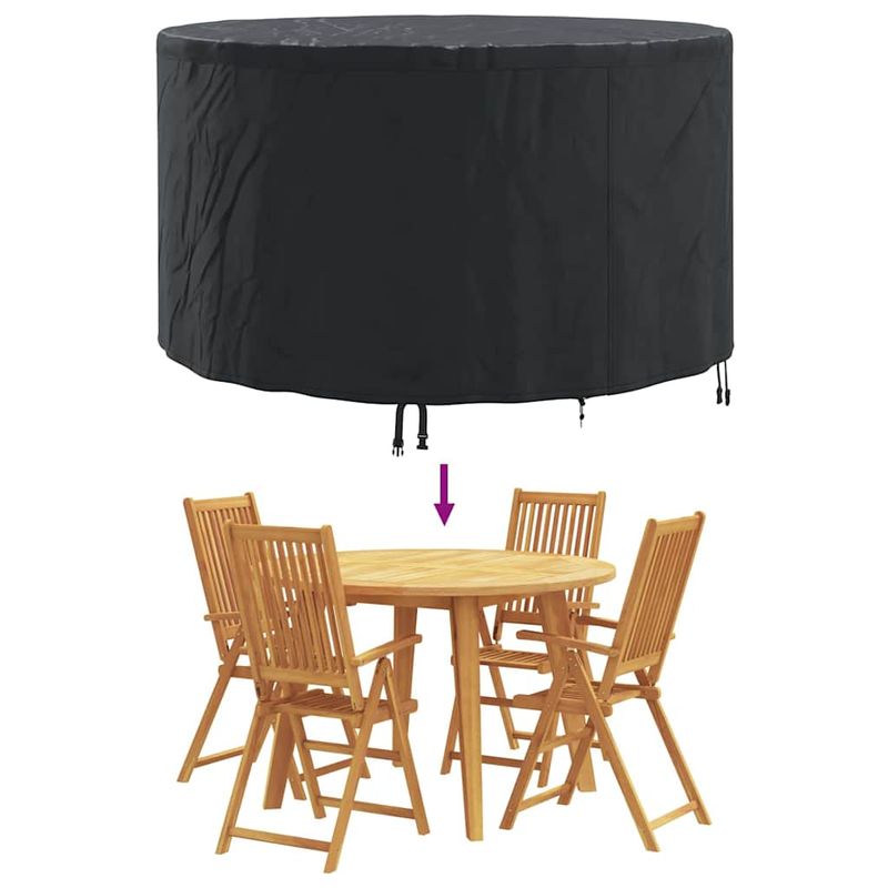 Casa si Gradina - Textile si covoare - Huse pentru mobilier - Husa pentru mobilier de exterior 157 x 157 x 71 cm - Infinity.ro