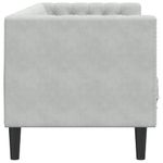 Casa si Gradina - Mobilier - Canapele si coltare - Canapele - Canapea Chesterfield Gri deschis 194 x 74.5 x 70.5 cm Catifea - Infinity.ro