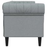 Casa si Gradina - Mobilier - Canapele si coltare - Canapele - Canapea Chesterfield Argyle Gri deschis 201.5 x 74.5 x 74.5 cm - Infinity.ro