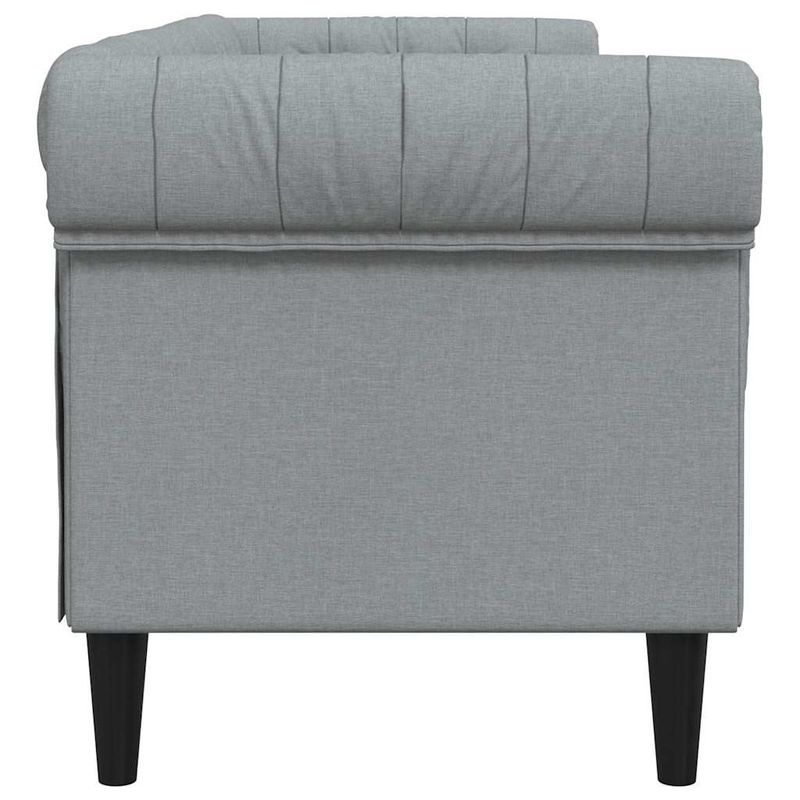 Casa si Gradina - Mobilier - Canapele si coltare - Canapele - Canapea Chesterfield Argyle Gri deschis 201.5 x 74.5 x 74.5 cm - Infinity.ro
