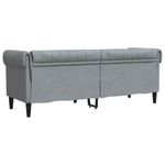 Casa si Gradina - Mobilier - Canapele si coltare - Canapele - Canapea Chesterfield Argyle Gri deschis 201.5 x 74.5 x 74.5 cm - Infinity.ro
