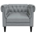 Casa si Gradina - Mobilier - Scaune si fotolii - Fotolii - Fotoliu canapea Chesterfield Gri deschis 78.5 x 74.5 x 74.5 cm - Infinity.ro
