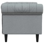 Casa si Gradina - Mobilier - Scaune si fotolii - Fotolii - Fotoliu canapea Chesterfield Gri deschis 78.5 x 74.5 x 74.5 cm - Infinity.ro