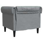 Casa si Gradina - Mobilier - Scaune si fotolii - Fotolii - Fotoliu canapea Chesterfield Gri deschis 78.5 x 74.5 x 74.5 cm - Infinity.ro