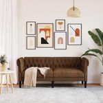 Casa si Gradina - Mobilier - Canapele si coltare - Canapele - Canapea Chesterfield Argyle Maro 182.5 x 74.5 x 74.5 cm - Infinity.ro