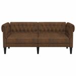 Casa si Gradina - Mobilier - Canapele si coltare - Canapele - Canapea Chesterfield Argyle Maro 182.5 x 74.5 x 74.5 cm - Infinity.ro