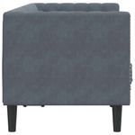 Casa si Gradina - Mobilier - Canapele si coltare - Canapele - Canapea Chesterfield Gri inchis 174 x 74.5 x 70.5 cm Catifea - Infinity.ro