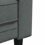 Casa si Gradina - Mobilier - Scaune si fotolii - Fotolii - Fotoliu canapea Chesterfield Gri inchis 78.5 x 74.5 x 74.5 cm - Infinity.ro