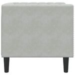 Casa si Gradina - Mobilier - Scaune si fotolii - Fotolii - Fotoliu canapea Chesterfield Gri deschis 71 x 74.5 x 70.5 cm - Infinity.ro