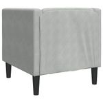 Casa si Gradina - Mobilier - Scaune si fotolii - Fotolii - Fotoliu canapea Chesterfield Gri deschis 71 x 74.5 x 70.5 cm - Infinity.ro