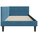 Casa si Gradina - Mobilier - Paturi si accesorii - Paturi - Cadru de pat coltar Altele cu headboard albastru 80 x 200 cm - Infinity.ro