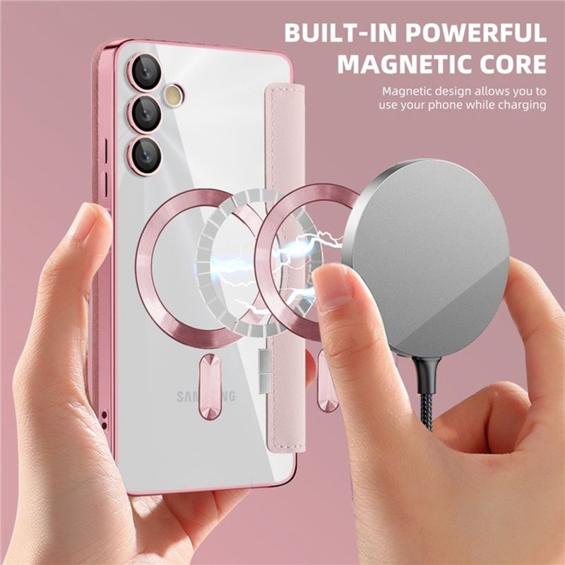 Laptop, Telefoane si Tablete - Telefoane mobile si accesorii - Accesorii Telefoane - Huse telefoane - Husa pentru Samsung Galaxy A05s - Techsuit SmartMag Book Case - Roz - Infinity.ro