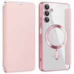 Laptop, Telefoane si Tablete - Telefoane mobile si accesorii - Accesorii Telefoane - Huse telefoane - Husa pentru Samsung Galaxy A05s - Techsuit SmartMag Book Case - Roz - Infinity.ro
