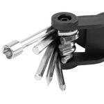 Sport si Outdoor - Ciclism - Piese pentru biciclete - Scule biciclete - Set complet reparatie bicicleta, chei si petice, 28 buc - Infinity.ro
