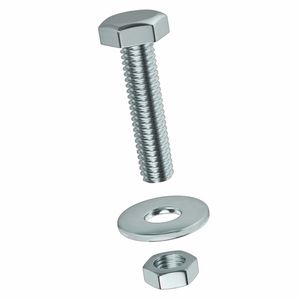 Set 10 bucati suruburi 16x50 mm cu piulita si saiba M16