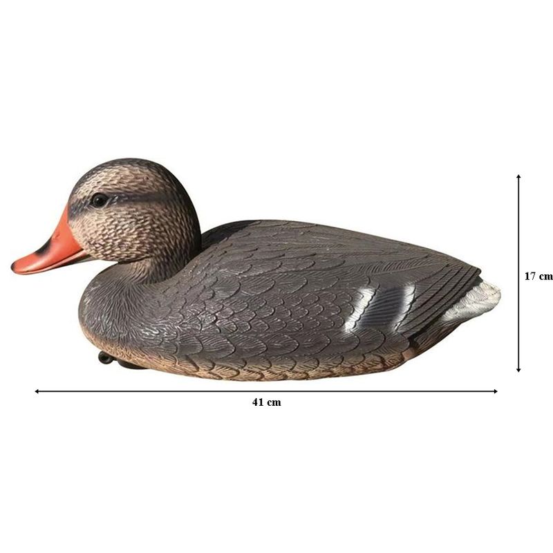 Casa si Gradina - Decoratiuni - Obiecte decorative - Accesorii decorative - Decoratiune plastic WildDuckFemale, pentru gradina si iazuri, 38x17 cm - Infinity.ro