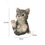 Casa si Gradina - Decoratiuni - Obiecte decorative - Accesorii decorative - Decoratiune pentru gradina, Kitty, rasina sintetica, 8,3x8,2x11,5 cm - Infinity.ro