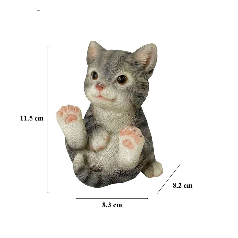 Casa si Gradina - Decoratiuni - Obiecte decorative - Accesorii decorative - Decoratiune pentru gradina, Kitty, rasina sintetica, 8,3x8,2x11,5 cm - Infinity.ro