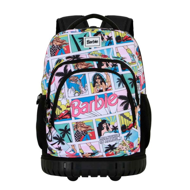 Carti si Birotica - Rechizite - Rucsacuri si genti scolare - Ghiozdan Troler Barbie Comic 47 x 32 x 27 cm Multicolor - Infinity.ro
