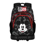 Carti si Birotica - Rechizite - Rucsacuri si genti scolare - Ghiozdan Troler Mickey Mouse Year 47 x 32 x 27 cm Negru - Infinity.ro