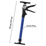Casa si Gradina - Constructii - Depozitare, transport si protectie - Accesorii echipamente pentru transport si ridicat - Suport metalic tip stalp de sustinere telescopic 50 cm - 115 cm, max 30 kg - Infinity.ro