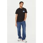 Fashion, accesorii si bijuterii - Barbati - Imbracaminte - Tricouri si bluze barbati - Tricou barbati Tommy Jeans Flag DM0DM21108 Negru S INTL - Infinity.ro