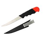 Sport si Outdoor - Camping - Cutite, bricege si accesorii - Cutite si bricege - Cutit pentru pescuit, maner plastic, lungime totala 26 cm, teaca plastic cu agatator - Infinity.ro