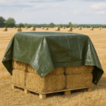 Casa si Gradina - Gradinarit si plante - Sere si solarii - Prelata impermeabila, 8x12m, densitate 200g/mﾲ, inele de prindere, verde - Infinity.ro