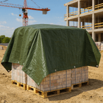 Casa si Gradina - Gradinarit si plante - Sere si solarii - Prelata impermeabila, 8x12m, densitate 200g/mﾲ, inele de prindere, verde - Infinity.ro