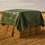 Casa si Gradina - Gradinarit si plante - Sere si solarii - Prelata impermeabila, 8x12m, densitate 200g/mﾲ, inele de prindere, verde - Infinity.ro