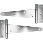 Casa si Gradina - Constructii - Feronerie si accesorii - Balamale - Set 2 bucati balamale lungi pentru poarta, 10x200 mm, galvanizate - Infinity.ro