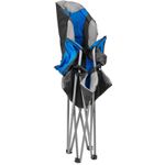 Sport si Outdoor - Camping - Mobilier pentru camping - Scaune camping - Scaun pentru pescuit sau camping, cu sport pahar, 80x50x105 cm, material textil, albastru, husa transport - Infinity.ro