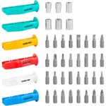 Casa si Gradina - Constructii - Scule de mana si unelte - Surubelnite - Set surubelnita cu adaptor, biti si tubulare 41 buc, in cutie transport plastic - Infinity.ro