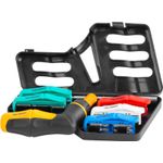 Casa si Gradina - Constructii - Scule de mana si unelte - Surubelnite - Set surubelnita cu adaptor, biti si tubulare 41 buc, in cutie transport plastic - Infinity.ro