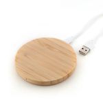 Laptop, Telefoane si Tablete - Telefoane mobile si accesorii - Accesorii Telefoane - Incarcatoare telefoane - Incarcator wireless Wirber01 pentru telefon, lemn bambus, alimentare USB - Infinity.ro